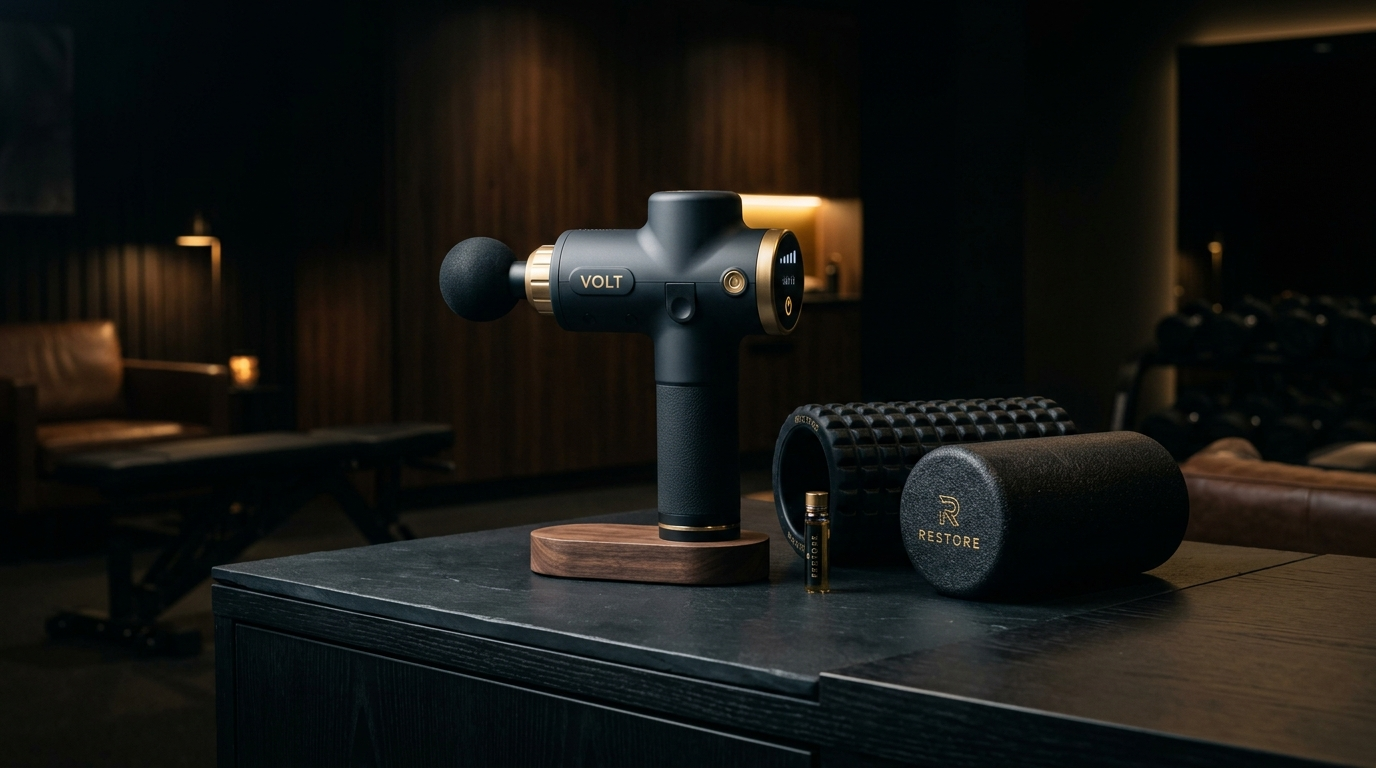 Massage gun station